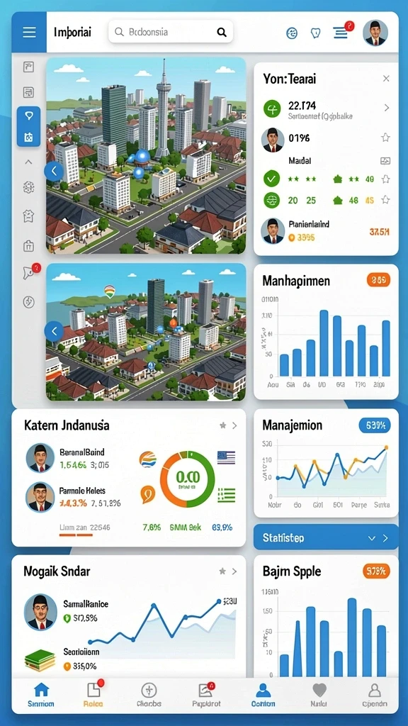 bima11 - Tampilan antarmuka yang modern dan ramah pengguna.