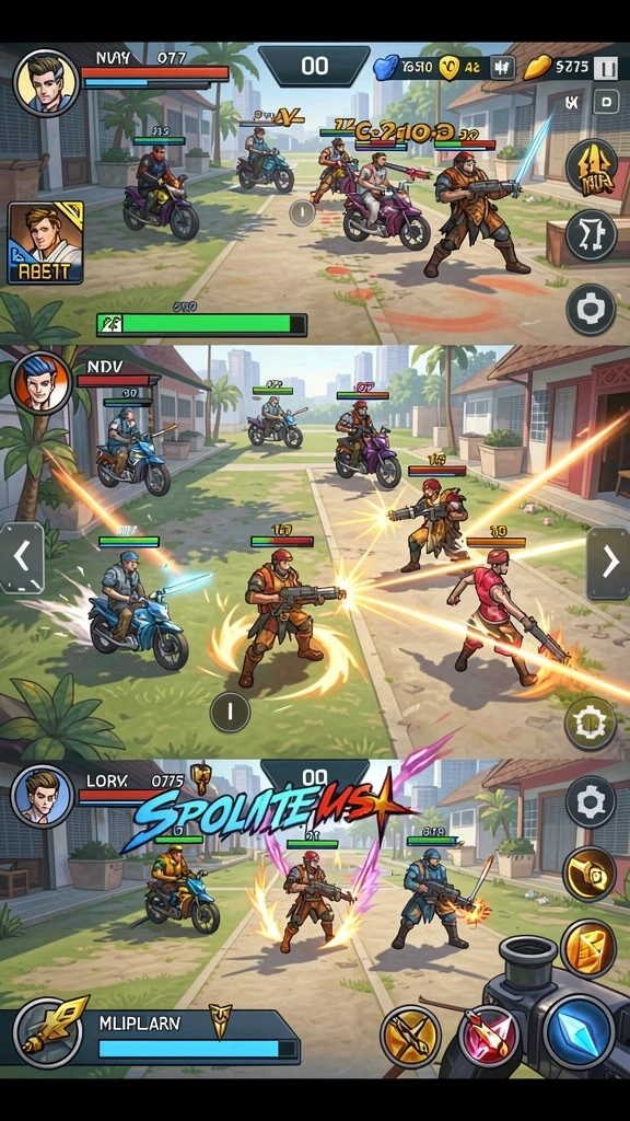 naga1001 - Fitur multiplayer yang memungkinkan interaksi antarpemain.