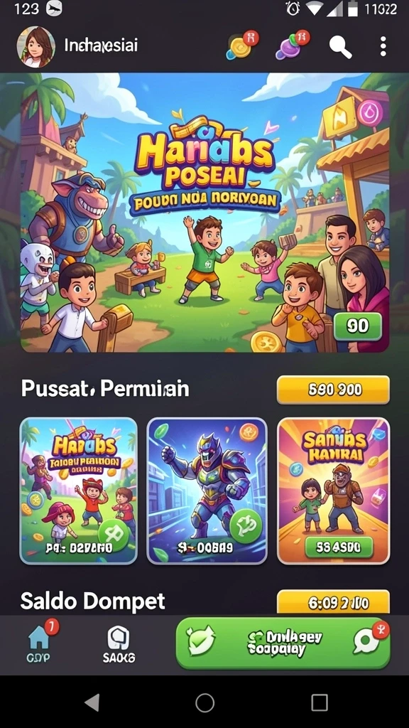 robintogel - Antarmuka aplikasi yang sederhana dan intuitif.